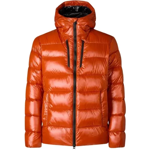 Red Poppy Short Down Jacket , male, Sizes: XL, 2XL - Save The Duck - Modalova