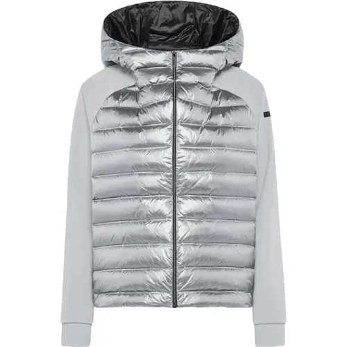 Graue Hybrid Daunenjacke , Damen, Größe: S - RRD - Modalova