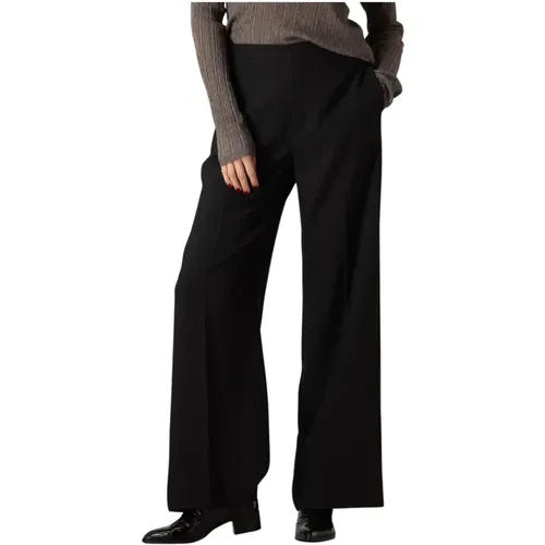 Elegante Schwarze Pantalon für Frauen , Damen, Größe: 2XL - MOS MOSH - Modalova