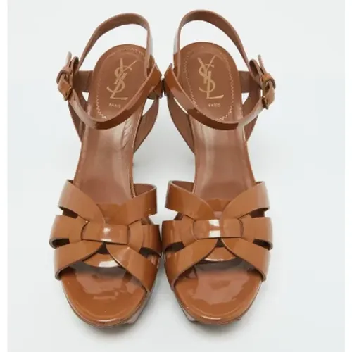 Pre-owned Stoff sandals - Yves Saint Laurent Vintage - Modalova