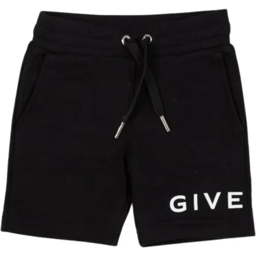 Kinder Bermuda Shorts mit Logo-Print - Givenchy - Modalova