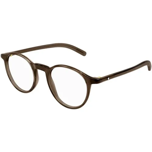 Braune Stylische Brille Montblanc - Montblanc - Modalova