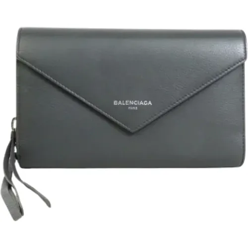 Pre-owned Leather wallets , unisex, Sizes: ONE SIZE - Balenciaga Vintage - Modalova