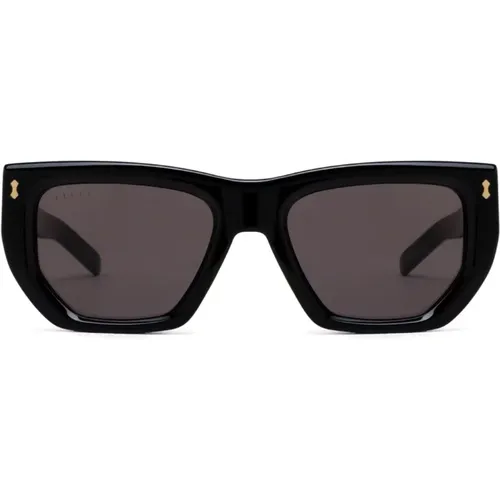 Schwarze Sonnenbrille Gg1520S 001 , Damen, Größe: 53 MM - Gucci - Modalova