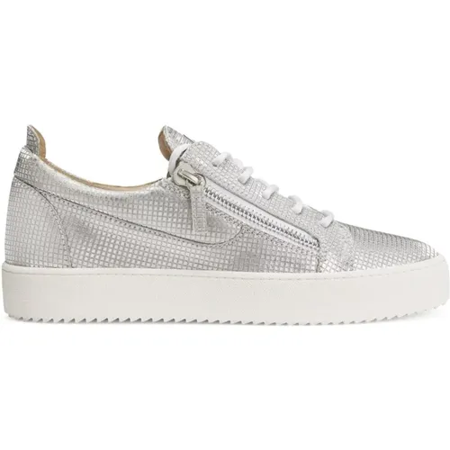 London Sneakers with Side Zip Closure , female, Sizes: 7 UK - giuseppe zanotti - Modalova