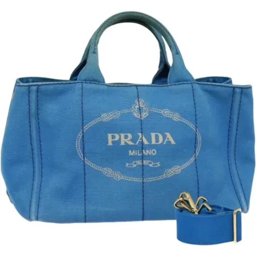 Pre-owned Canvas totes , female, Sizes: ONE SIZE - Prada Vintage - Modalova