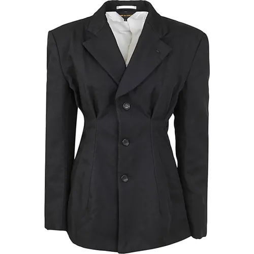 Werten Sie Ihre Garderobe mit schwarzer Damenjacke auf - Comme des Garçons - Modalova