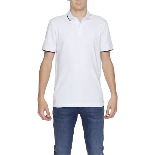 Weißes Polo-Shirt für Männer , Herren, Größe: L - Hugo Boss - Modalova