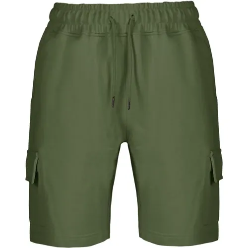 Bermuda Shorts in Cotton with Fleece Pockets , male, Sizes: M, S - BomBoogie - Modalova