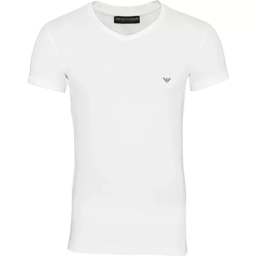 Shirt T-Shirt mit V-Ausschnitt Shortsleeve , Herren, Größe: S - Emporio Armani - Modalova