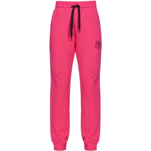 Jogginghose Logo Love Birds gl�nzend - pinko - Modalova