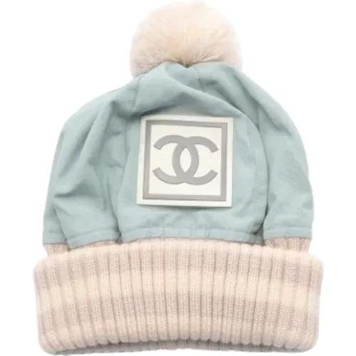 Pre-owned Cotton hats , female, Sizes: ONE SIZE - Chanel Vintage - Modalova