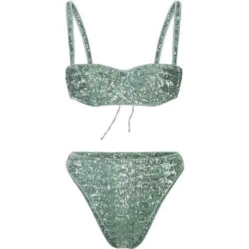 Sequin Bikini Set , female, Sizes: S - Oseree - Modalova