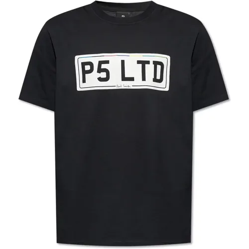 Bedrucktes T-Shirt , Herren, Größe: L - PS By Paul Smith - Modalova