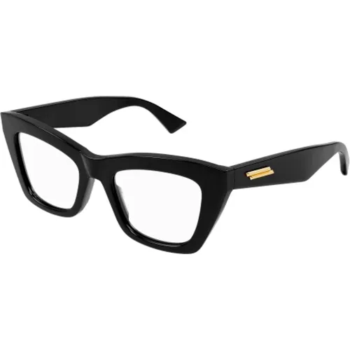 Bold Cat-Eye Optical Glasses , unisex, Sizes: ONE SIZE - Bottega Veneta - Modalova