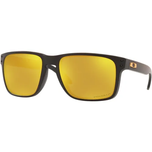 Matte Schwarze Sonnenbrille mit Prizm K , Herren, Größe: 59 MM - Oakley - Modalova