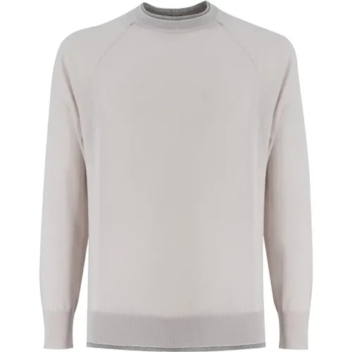 Feinstrick Crew-Neck Pullover , Herren, Größe: M - Eleventy - Modalova