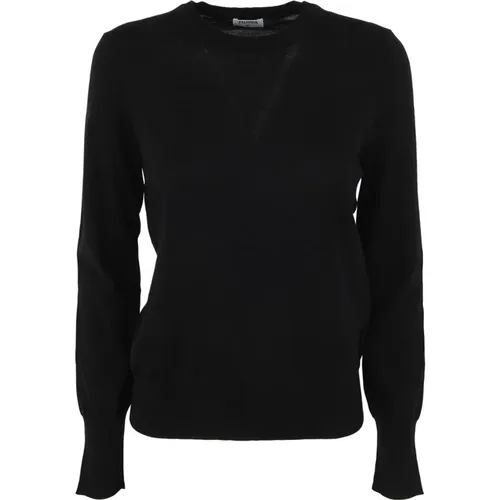 Schwarzer Merino Rundhals Pullover - Filippa K - Modalova