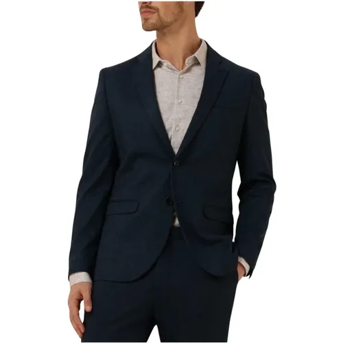 Herren Jersey Blazer in Dunkelblau , Herren, Größe: L - Matinique - Modalova