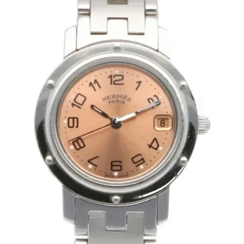 Pre-owned Metal watches , female, Sizes: ONE SIZE - Hermès Vintage - Modalova