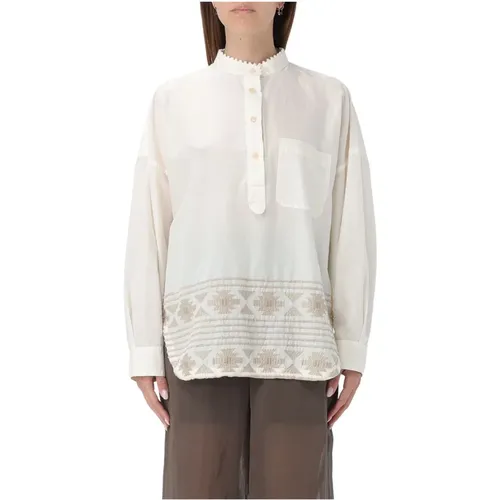 Stylische Hemden für Männer und Frauen , Damen, Größe: 2XS - bazar deluxe - Modalova