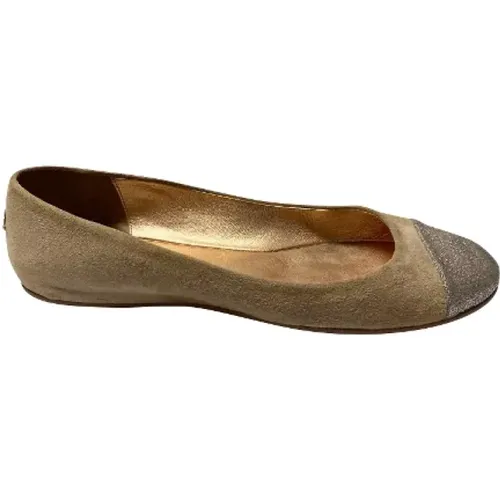 Pre-owned Leather flats , female, Sizes: 7 UK - Jimmy Choo Pre-owned - Modalova