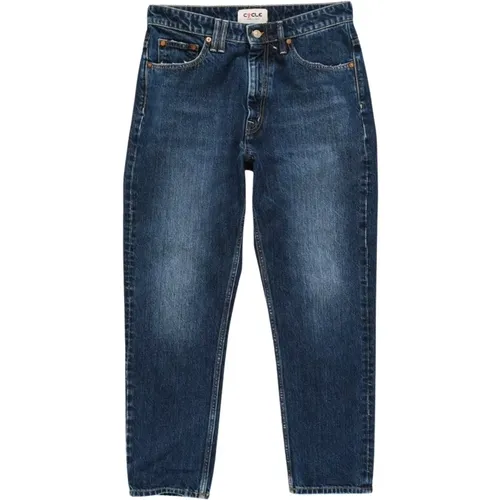 Slubby Pure Indigo Karotten-Passform Jeans - Cycle - Modalova