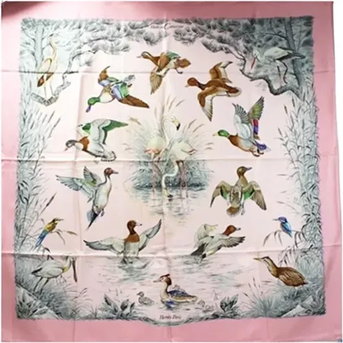 Pre-owned Silk scarves , female, Sizes: ONE SIZE - Hermès Vintage - Modalova