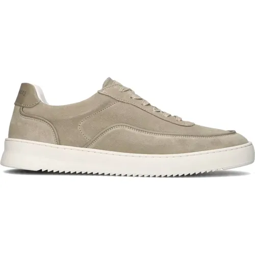 Braune Wildleder-Sneaker mit niedrigem Schaft , Herren, Größe: 41 EU - Filling Pieces - Modalova