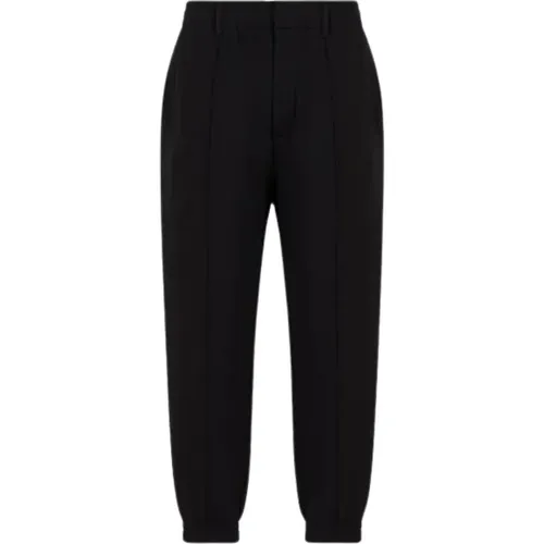 Slim Fit Trousers , male, Sizes: L, M, XL - Emporio Armani - Modalova