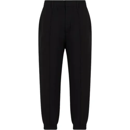 Slim Fit Trousers , male, Sizes: S, L, M, XL - Emporio Armani - Modalova