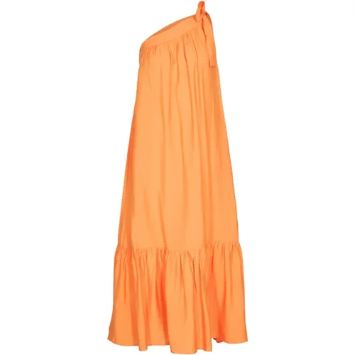 Asymmetrisches Kleid mit Off-Shoulder Design , Damen, Größe: XL - Co'Couture - Modalova