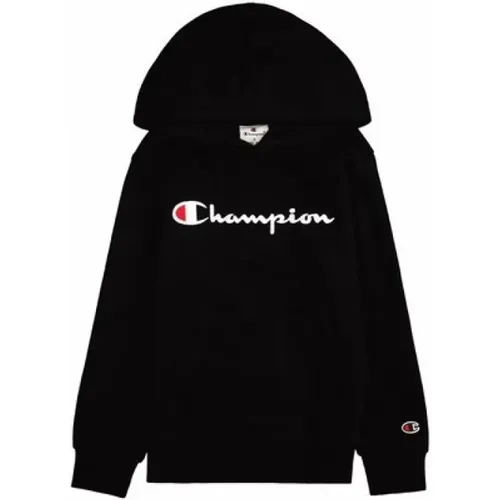 Schwarzer Kapuzenpullover mit gesticktem Logo , Herren, Größe: 2XL - Champion - Modalova