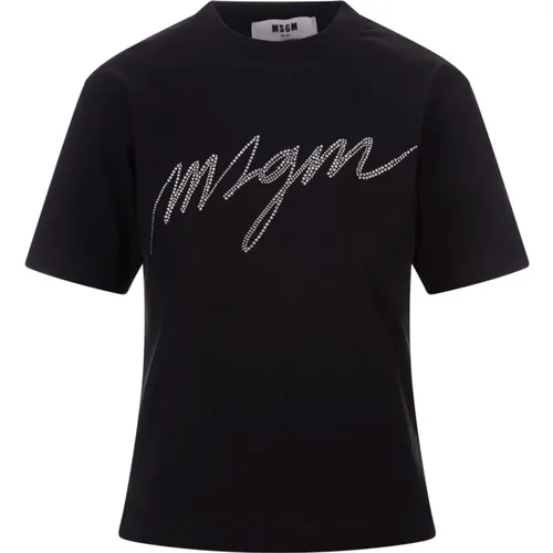 T-Shirts , Damen, Größe: M - MSGM - Modalova