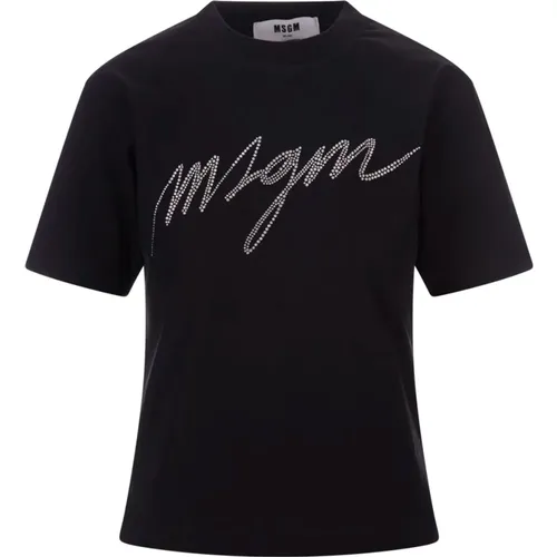 T-shirts and Polos , female, Sizes: S, M, XL - Msgm - Modalova
