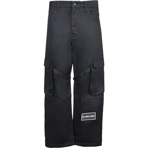 Schwarze Herrenhose Aw23 , Herren, Größe: M - 44 Label Group - Modalova