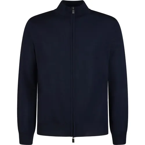 Blaue Pullover für Männer , Herren, Größe: 3XL - Canali - Modalova