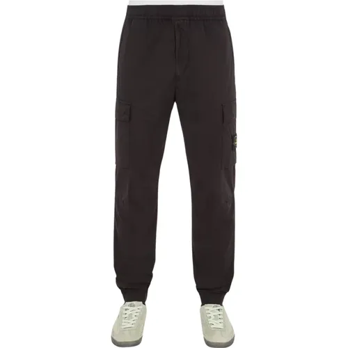 Cargo Regular Fit Hose , Herren, Größe: W32 - Stone Island - Modalova