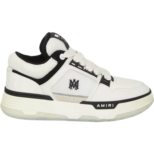 Weiße Leder- und Mesh-MA-1-Sneaker - Amiri - Modalova