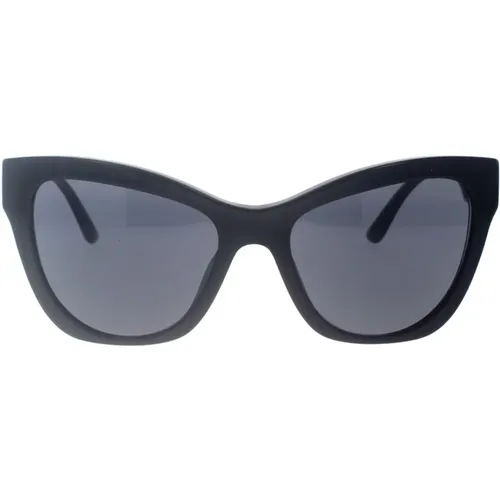 Cat-Eye Sunglasses with Gold Brand Detail , unisex, Sizes: 56 MM - Versace - Modalova