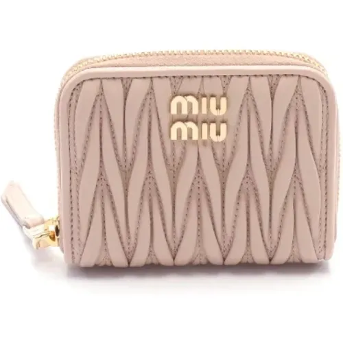 Pre-owned Leder portemonnaies - Miu Miu Pre-owned - Modalova