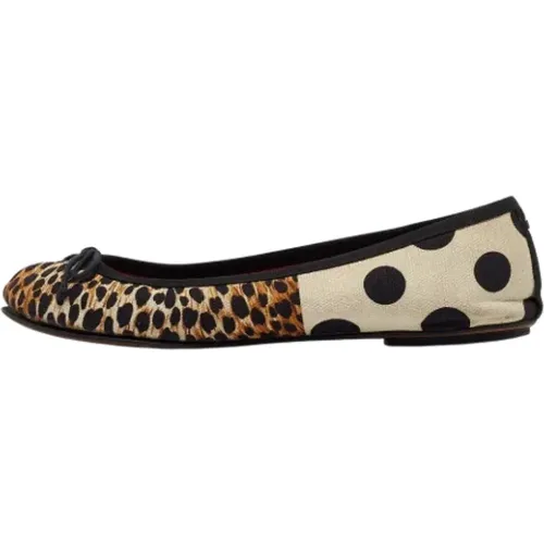 Pre-owned Canvas flats , female, Sizes: 4 1/2 UK - Dolce & Gabbana Pre-owned - Modalova