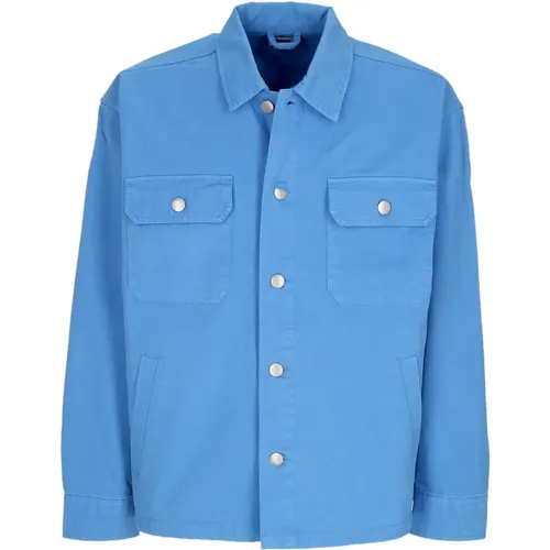 Shirt Jacket with Collar , male, Sizes: L, S, M - Obey - Modalova