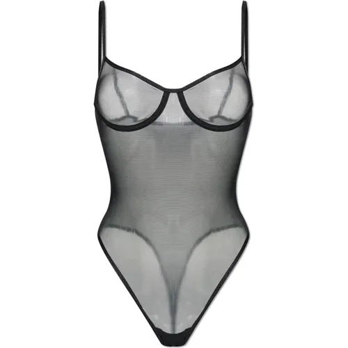 Logo Bodysuit , Damen, Größe: M - Anine Bing - Modalova