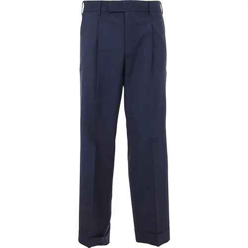 Trousers With Lapel AND Pences , male, Sizes: XL, S, M - Pt01 - Modalova