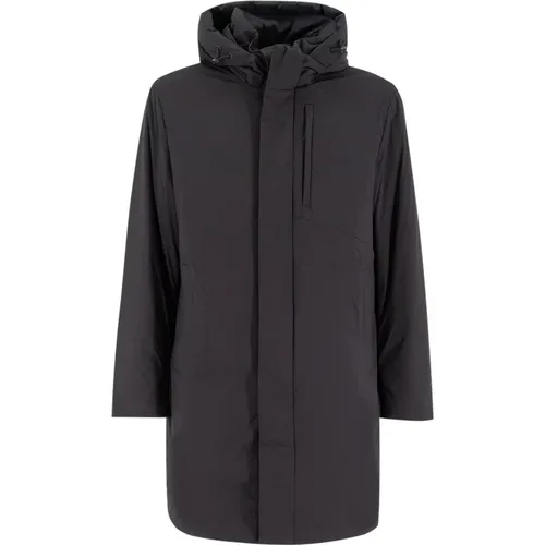 Urban Tech Jacket with Removable Hood , male, Sizes: M, L, XL - Duno - Modalova