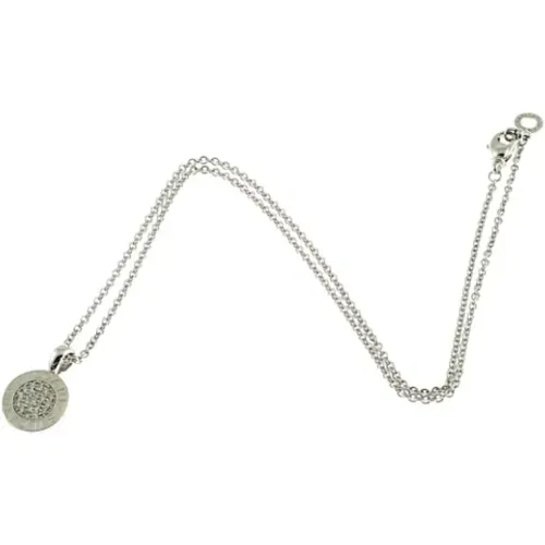 Pre-owned White Gold necklaces , female, Sizes: ONE SIZE - Bvlgari Vintage - Modalova