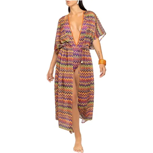 Meer Kleidung MultiFarbig Kimono Kleid - 4Giveness - Modalova