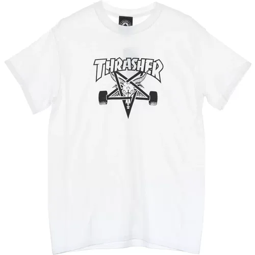 Skate Goat Tee /Black , male, Sizes: XL, S - Thrasher - Modalova