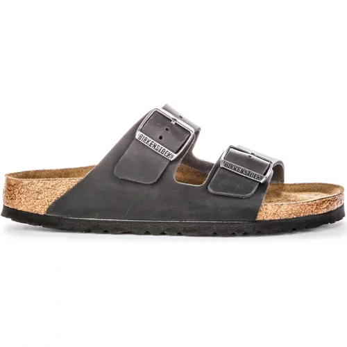 Oiled Leather Sandals | Narrow Fit , male, Sizes: 3 UK, 4 UK, 7 UK, 5 UK, 6 UK - Birkenstock - Modalova